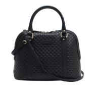 Pre-owned Leather gucci-bags Gucci Vintage , Black , Dames