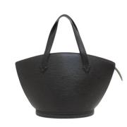 Pre-owned Leather louis-vuitton-bags Louis Vuitton Vintage , Black , D...