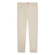 Beige Corduroy Skater Carpenter Broek Tommy Hilfiger , Beige , Heren