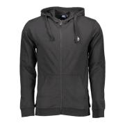 Ritssluiting Sweater Mannen Zwart Sergio Tacchini , Black , Heren