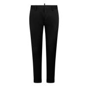 Slim Fit Denim Jeans voor Mannen Dsquared2 , Black , Heren