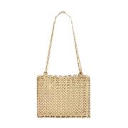 Licht Goud 1969 Clutch Tas Paco Rabanne , Beige , Dames