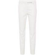 Witte Sigarettenbroek Slim Fit Brunello Cucinelli , White , Dames