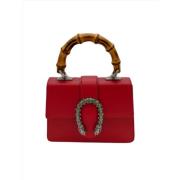 Pre-owned Leather gucci-bags Gucci Vintage , Red , Dames