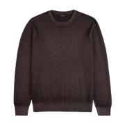 Bruine Sweater Collectie Fay , Brown , Heren