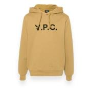 Hoodie met capuchon en kangoeroezak A.p.c. , Beige , Heren