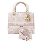 Pre-owned Canvas dior-bags Dior Vintage , Pink , Dames