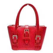 Pre-owned Leather shoulder-bags Loewe Pre-owned , Red , Dames