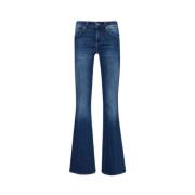 Flared jeans in katoenmix Liu Jo , Blue , Dames