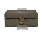 Pre-owned Leather wallets Chloé Pre-owned , Beige , Dames