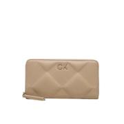 Stijlvolle Portemonnees Calvin Klein , Beige , Dames