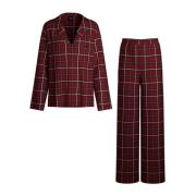 Vakantie Lang Set Donkerrood Hugo Boss , Red , Dames