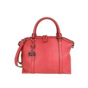 Pre-owned Leather gucci-bags Gucci Vintage , Red , Dames