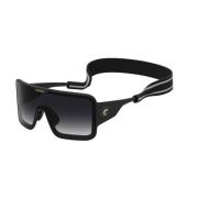 Mat Zwart Zonnebril met Donkergrijze Shaded Lenzen Carrera , Black , H...