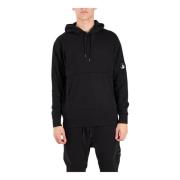 Katoenen hoodie met kangoeroezak C.p. Company , Black , Heren