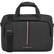 Elegante Professionele Laptoptas Tommy Hilfiger , Black , Heren