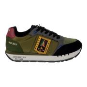 Tricolori Running Sneakers Donkergroen Aeronautica Militare , Multicol...