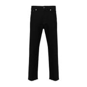 Zwarte Slim Fit Denim Broek Golden Goose , Black , Heren