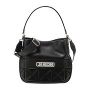 Stijlvolle Leren Tas Love Moschino , Black , Dames