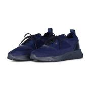 Elastische Instap Sneaker Santoni , Blue , Heren