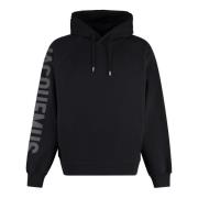 Katoenen hoodie met geribde randen Jacquemus , Black , Heren