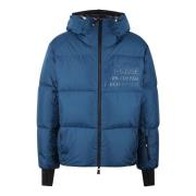 Korte donsjas met waterbestendige technologie Moncler , Blue , Heren