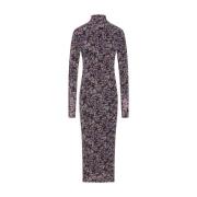 Bloemenprint Midi Jurk Isabel Marant , Purple , Dames