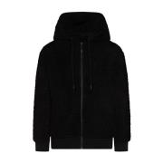 Gezellige Hoodie met Voering Closed , Black , Heren