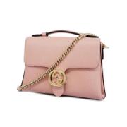 Pre-owned Leather gucci-bags Gucci Vintage , Pink , Dames