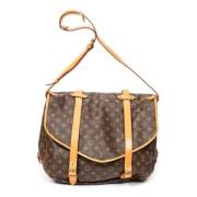 Pre-owned Coated canvas shoulder-bags Louis Vuitton Vintage , Brown , ...