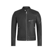 Zwarte Bikerjas T Racer Belstaff , Black , Heren