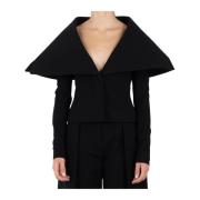 Zwarte Jas La Veste Stijl Jacquemus , Black , Dames