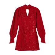 Rode Jurk Set Twinset , Red , Dames