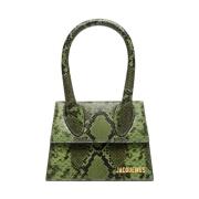 Groene Leren Mini Tas Jacquemus , Green , Dames