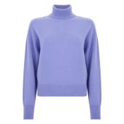 Matilde Cashmere Sweater - Paars - Vrouwen Vanisé , Blue , Dames