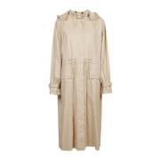 Stijlvolle Beige regenjas voor regenachtige dagen Max Mara , Beige , D...