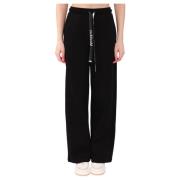 Wide Trousers Max Mara , Black , Dames