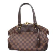 Pre-owned Canvas louis-vuitton-bags Louis Vuitton Vintage , Brown , Da...