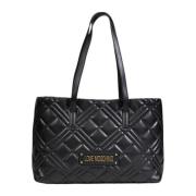 Zwarte rits handtas voor vrouwen Love Moschino , Black , Dames