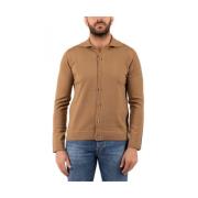 Herenoverhemd Klassieke Stijl Alpha Industries , Beige , Heren