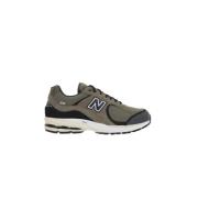 Militair Groene Lage Sneakers New Balance , Green , Heren