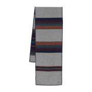 Gestreepte Wollen Sjaal Paul Smith , Gray , Heren