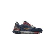 Urban Sportieve Sneakers Grijs Blauw Aeronautica Militare , Multicolor...