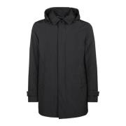 Capuchon Gore 2Layer Carcoat Herno , Black , Heren