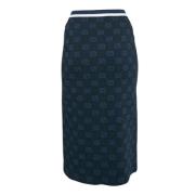 Pre-owned Knit bottoms Gucci Vintage , Blue , Dames