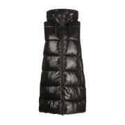 Iria Lange Puffer Gilet Save The Duck , Black , Dames