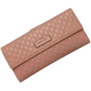 Pre-owned Leather wallets Gucci Vintage , Pink , Dames