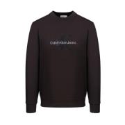 Stijlvolle Sweatshirt voor Mannen Calvin Klein , Black , Heren