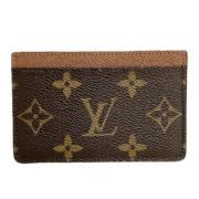 Pre-owned Canvas wallets Louis Vuitton Vintage , Brown , Heren