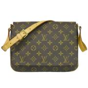 Pre-owned Canvas louis-vuitton-bags Louis Vuitton Vintage , Brown , Da...